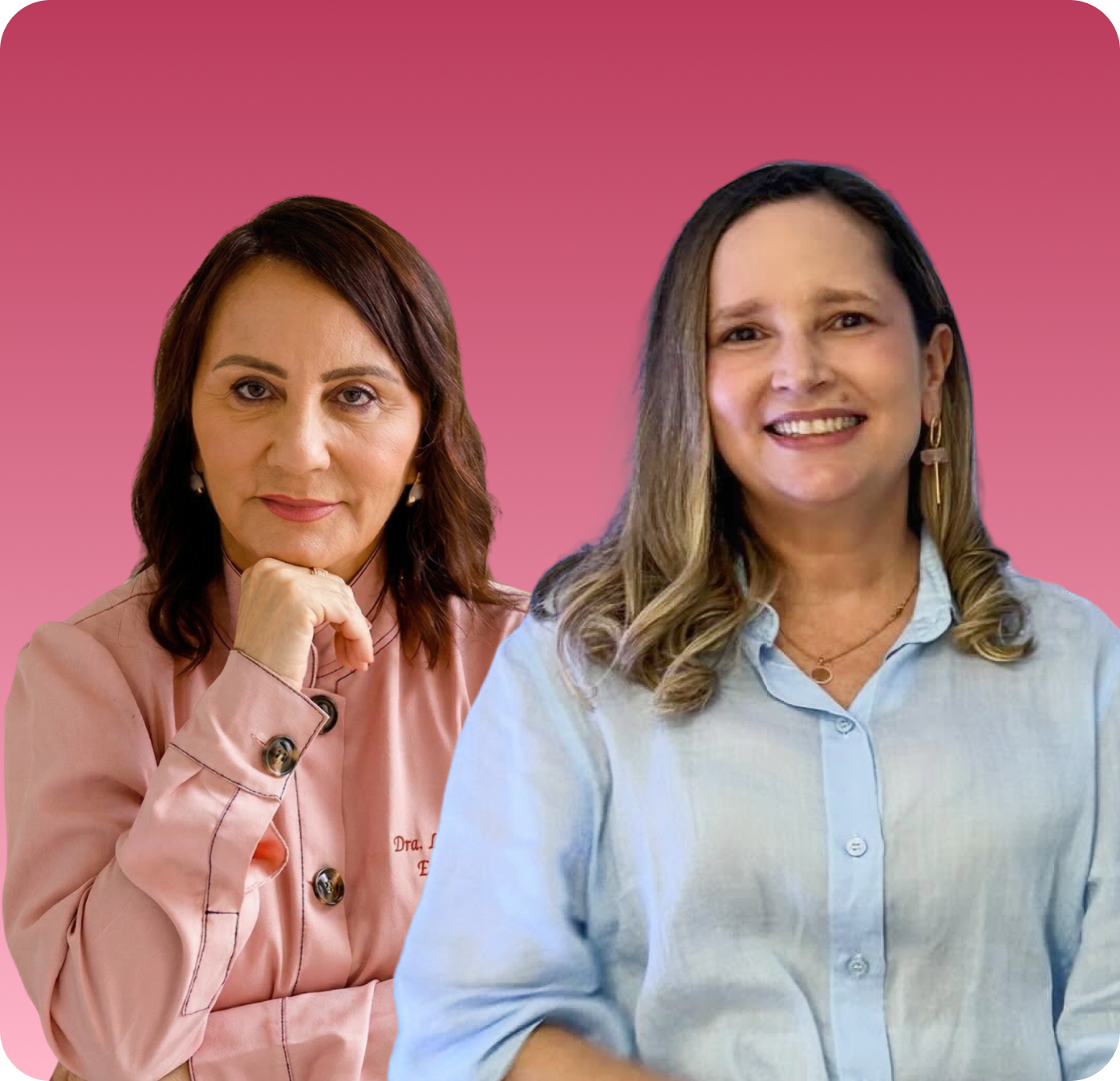 Enfermeira Dra. Patrícia Lemos e Enfermeira Dra. Luz Marina Alfonso Dutra